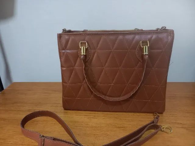 Bolsa Marrom estruturada - Foto 3