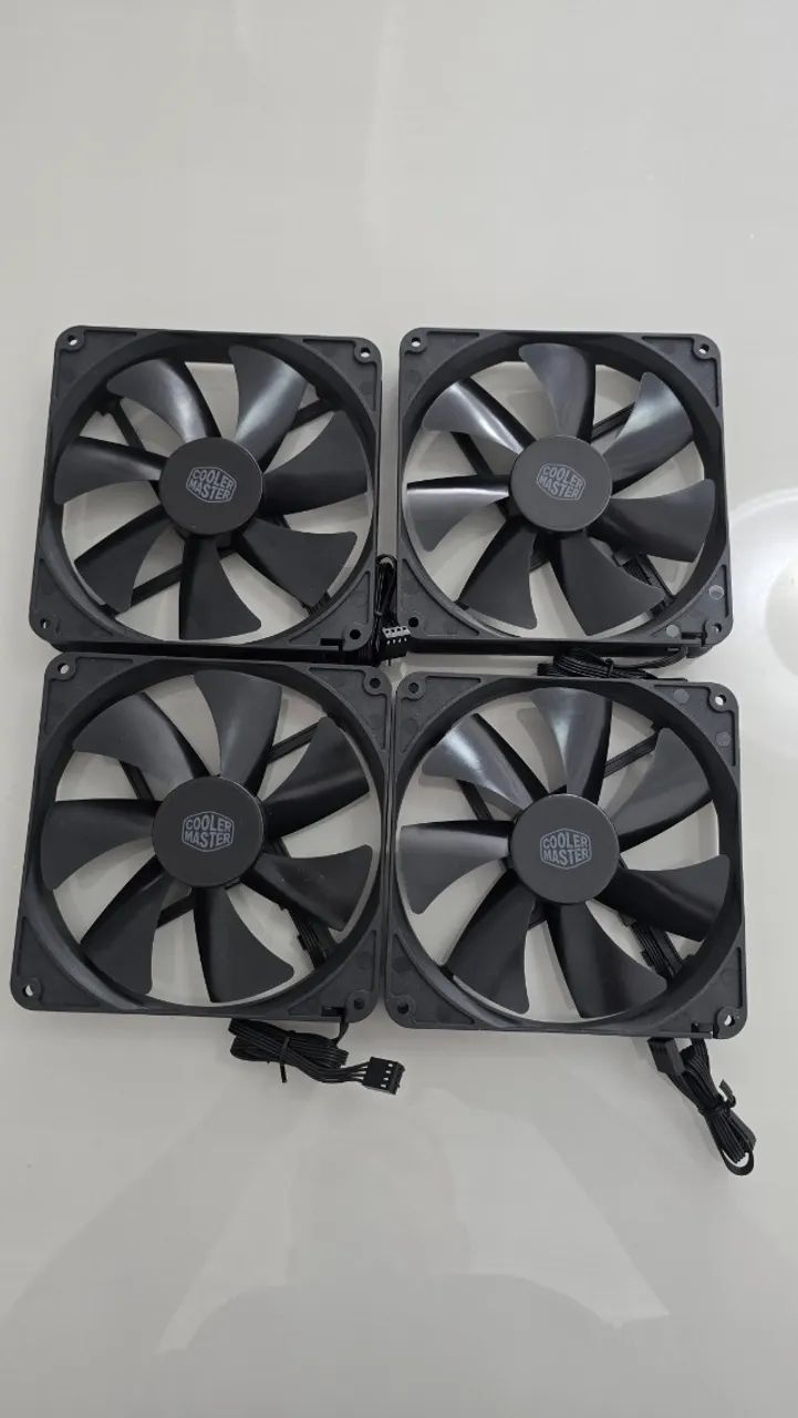 KIT 04 VENTOINHA / FAN COOLER MASTER 140MM - Foto 4