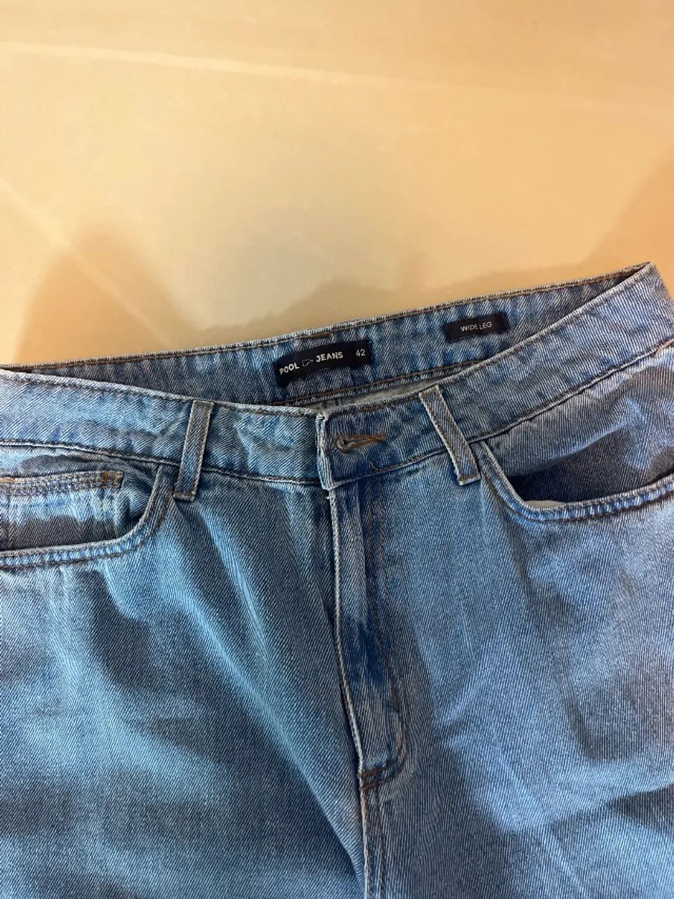 Calça jeans clara usada poucas vezes  - Foto 2