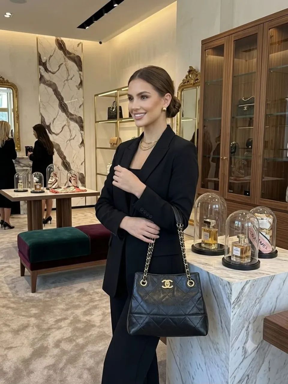BOLSA ESTILO CHANEL SHOPPER IMPORTADA - Foto 3
