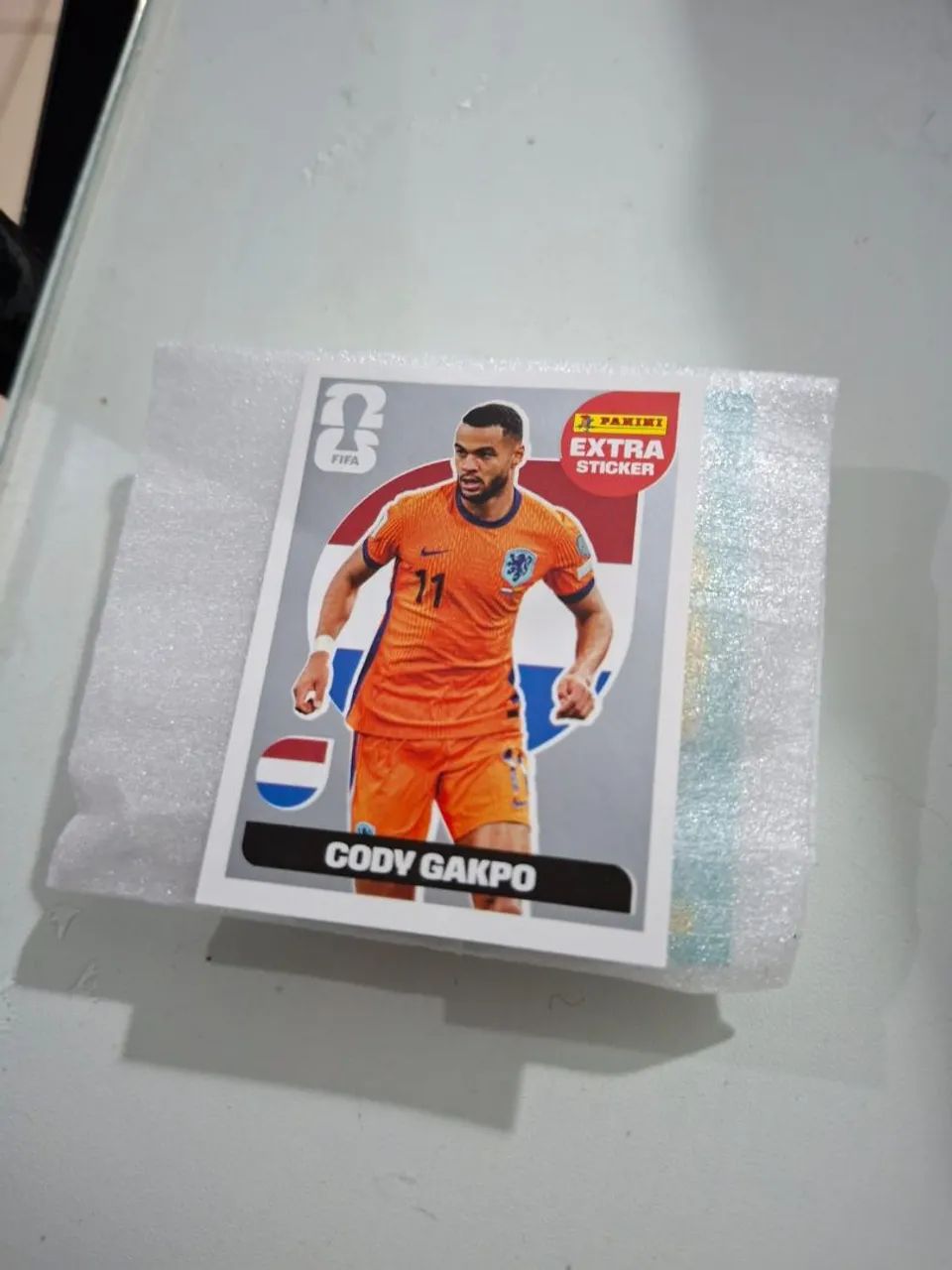 Figurinha extra legend copa 2026 Cody Gakpo  prata original  - Foto 3