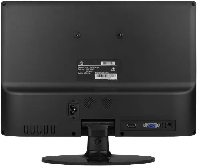 Monitor LED 15,4"  HDMI VGA Widescreen 60Hz  - Foto 4