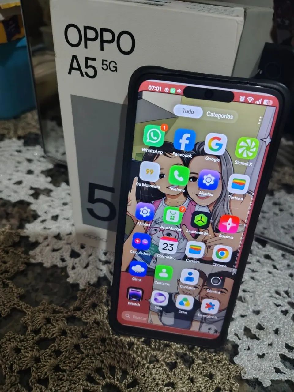 Celular oppo A5 5G, 256 GB