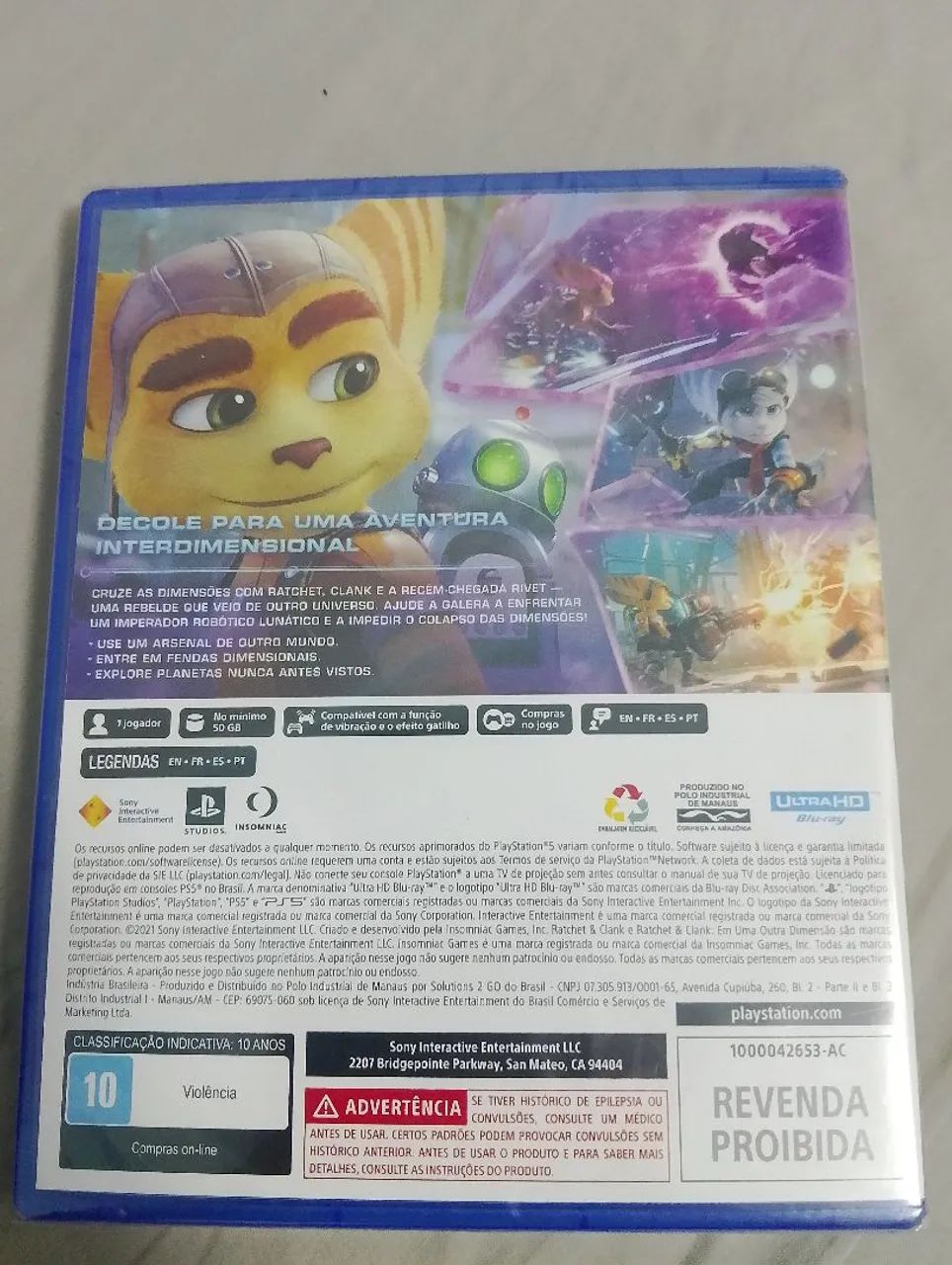 JOGO RATCHET E CLANK PS5 LACRADO!  - Foto 2