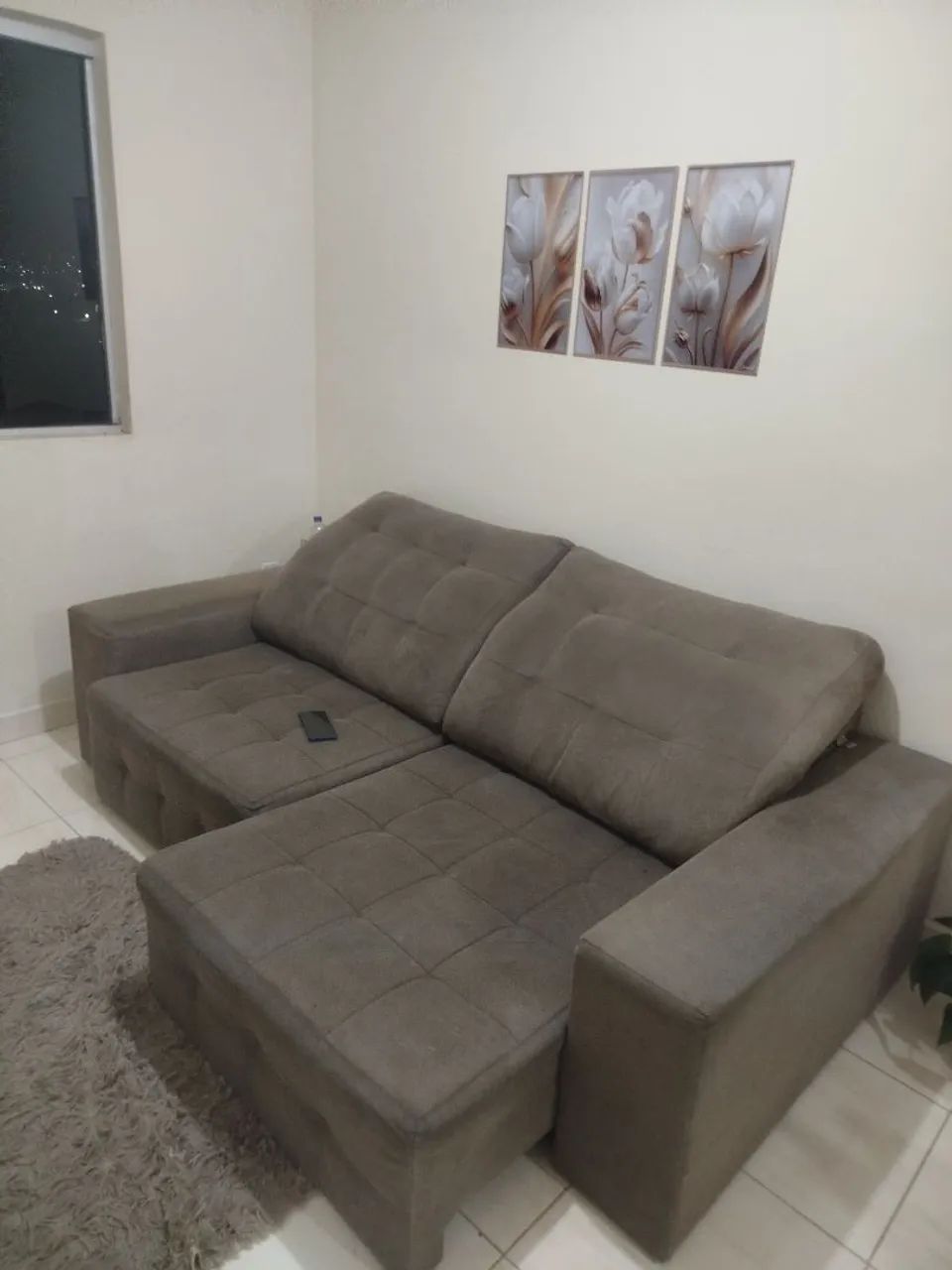 Sofá grande limpinho 4 lugares - Foto 2