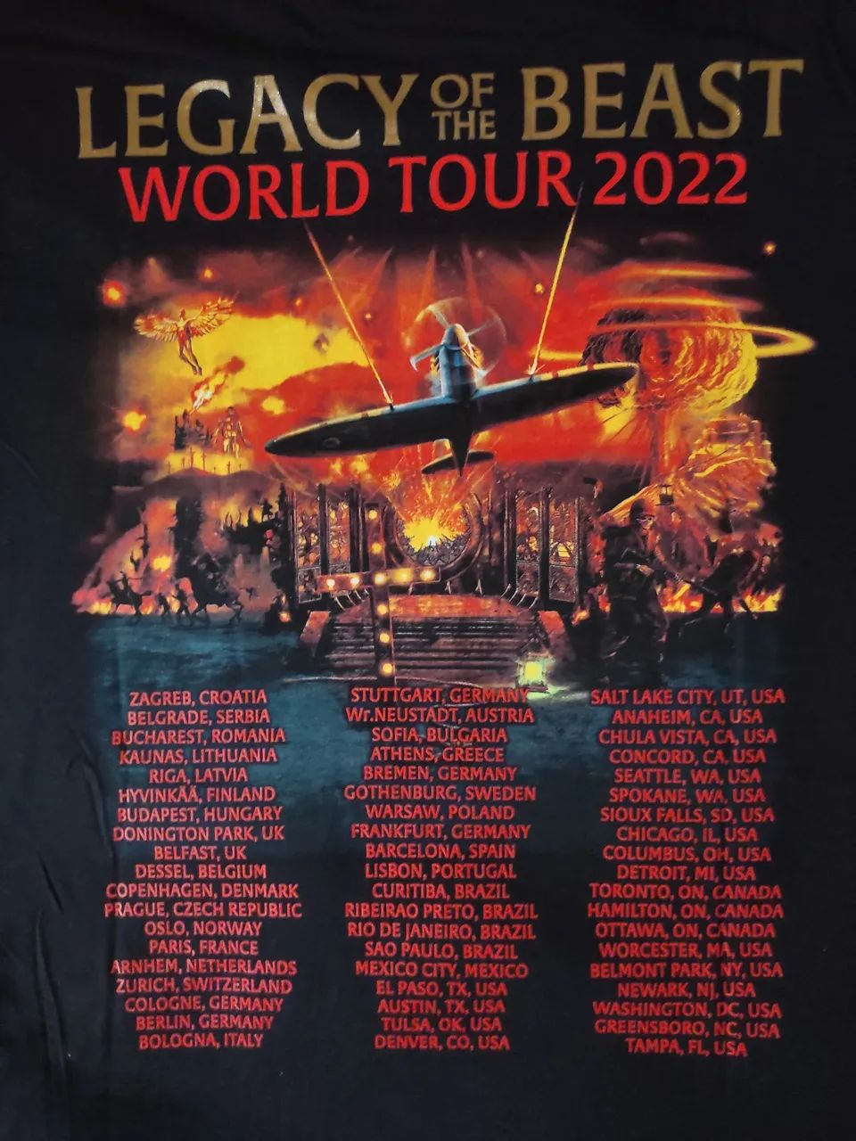 Iron Maiden - Camiseta oficial 2022 - Foto 2
