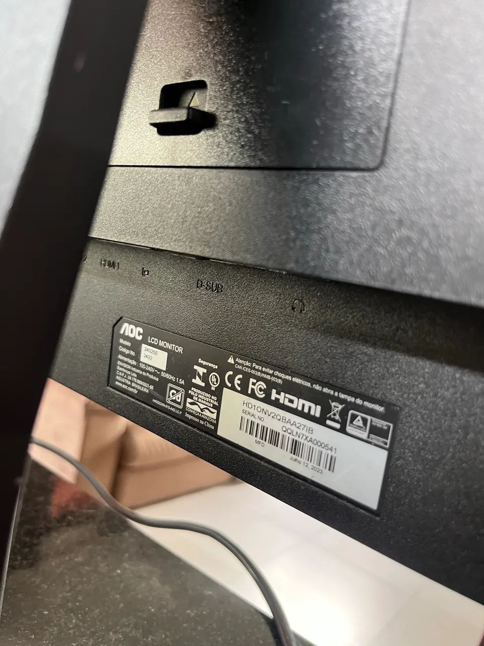 MONITOR AOC 165hz 