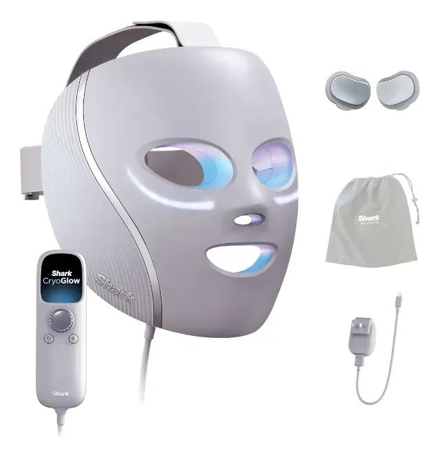 Lacrado - Shark Cryoglow Máscara Facial Led E Tratamento Frio Olheiras