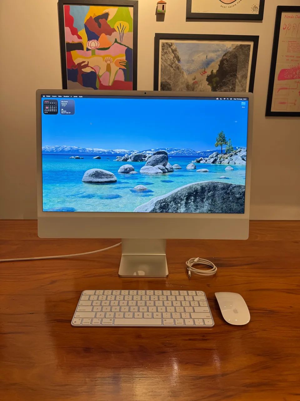 iMac 2021 / Prata