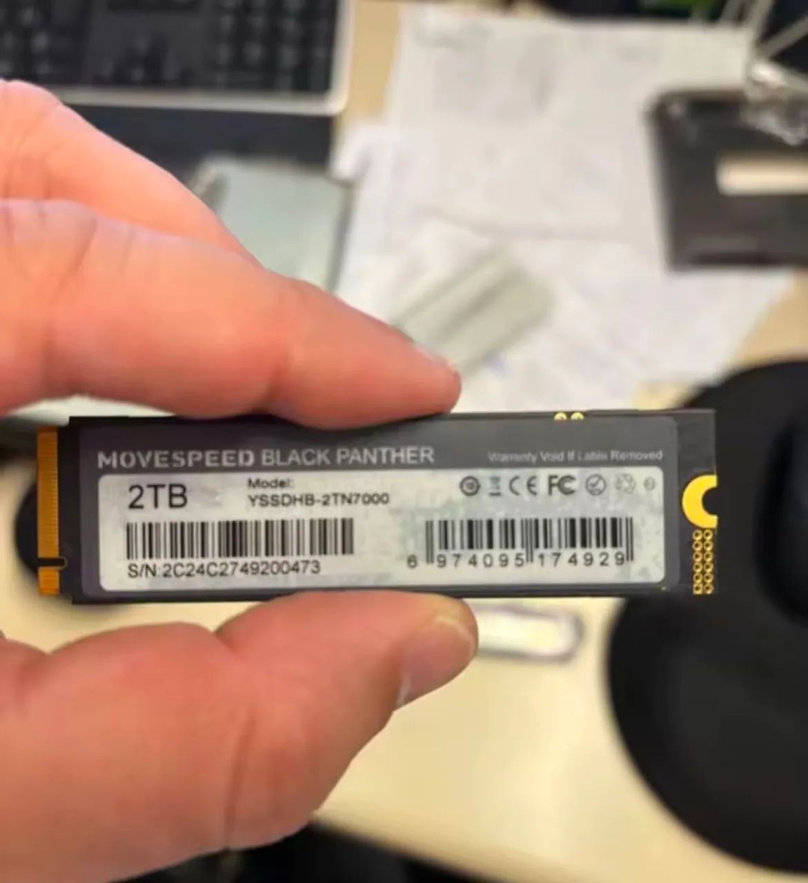 SSD m.2 MOVE SPEED  2.TB pci 4.0 - Foto 2