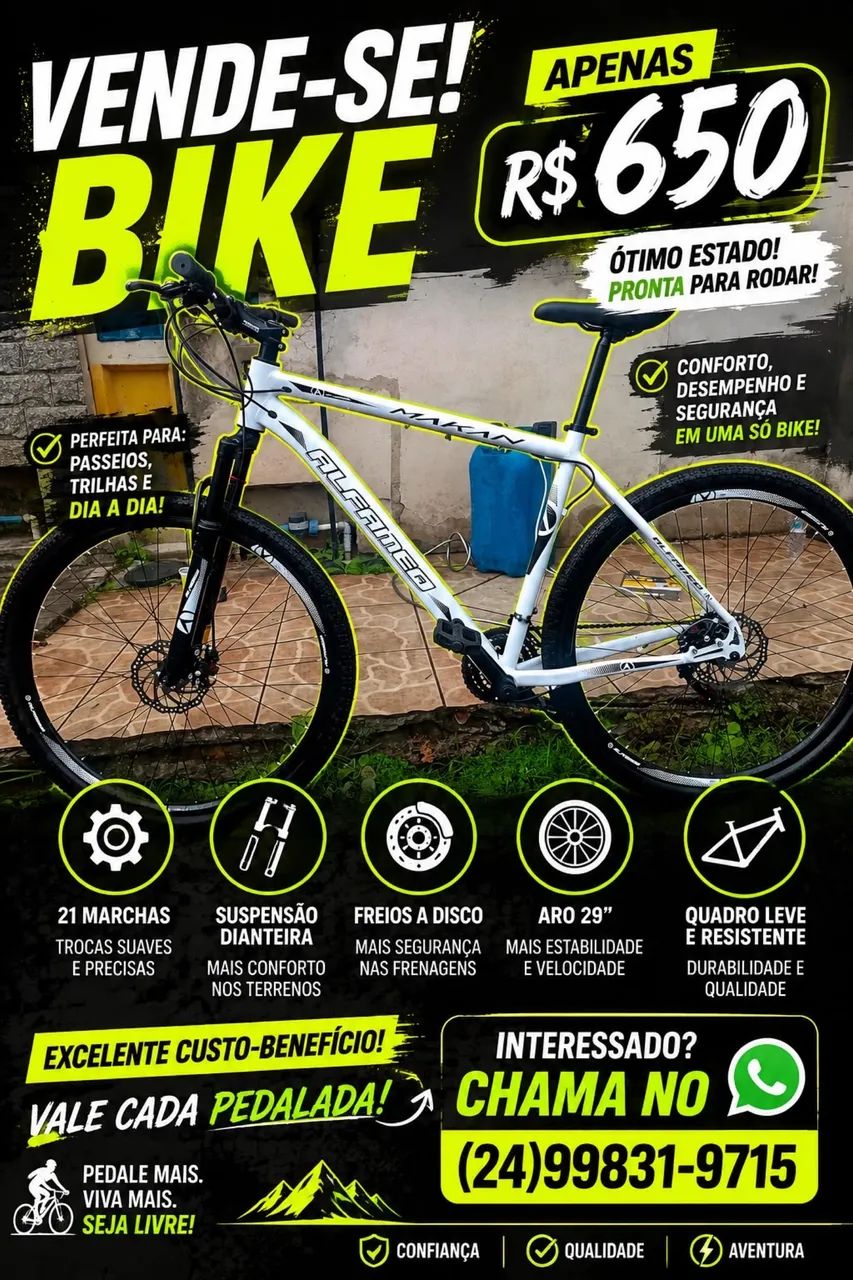? BICICLETA ARO 29 À VENDA! ? - Foto 4