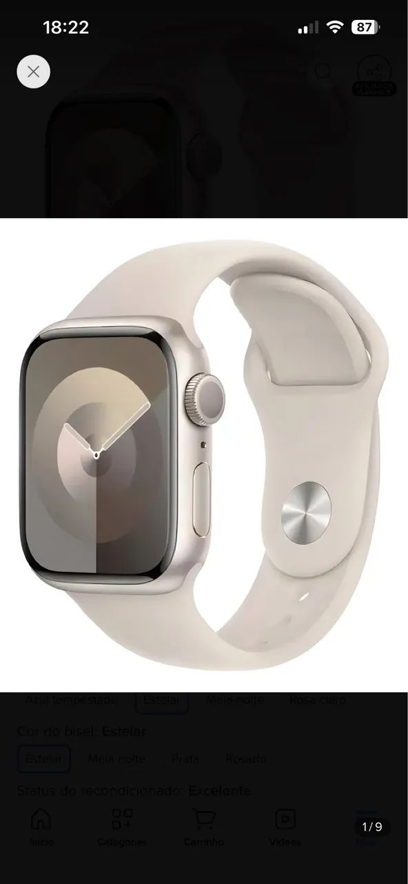 Apple Watch 41 mm - Excelente (Recondicionado)