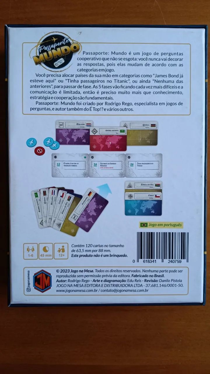 Passaporte Mundo - Jogo de Tabuleiro - Foto 2