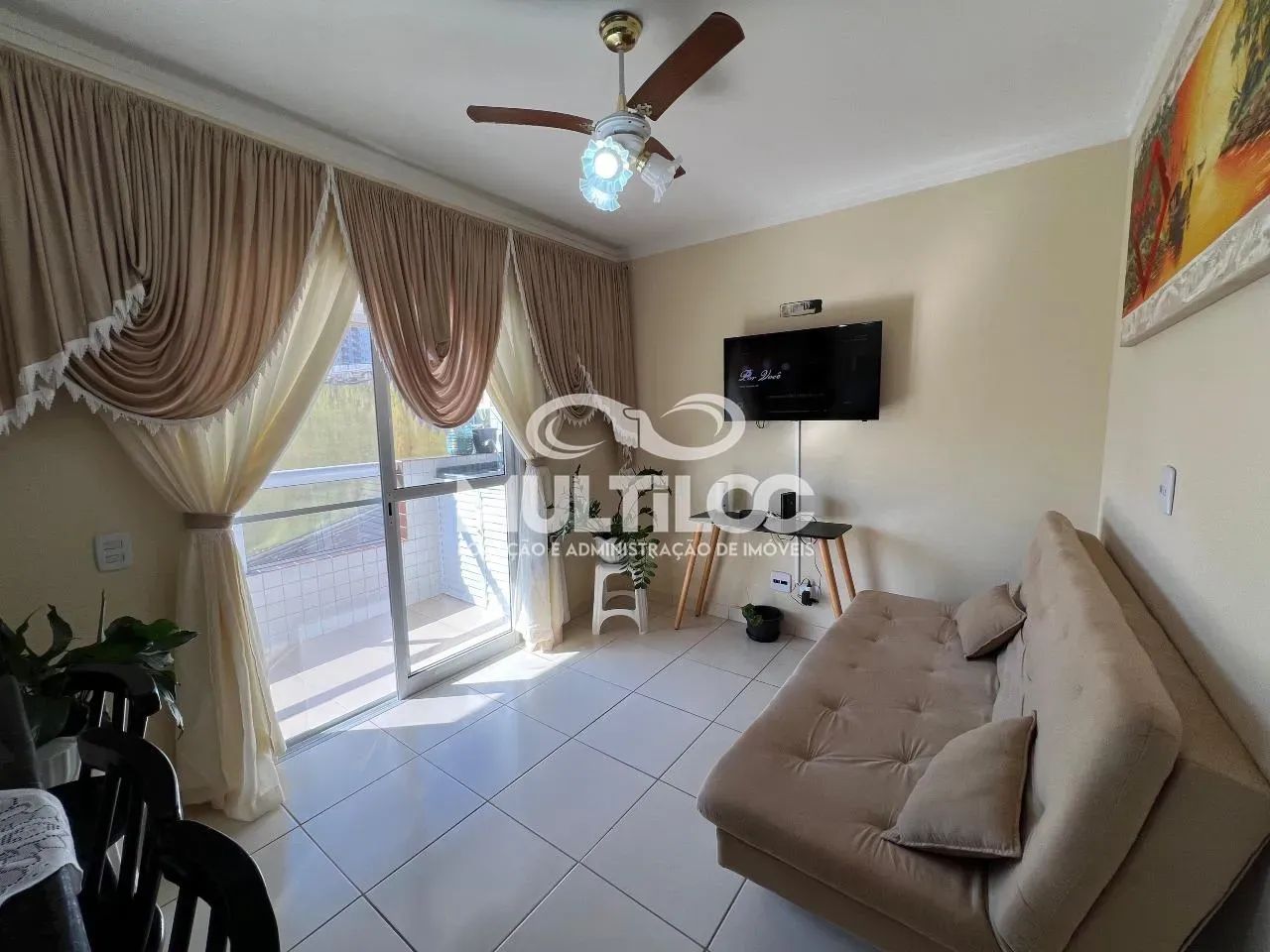 Apartamento mobiliado com 2 dormitórios, 1 suíte e lazer no Caiçara - Foto 2