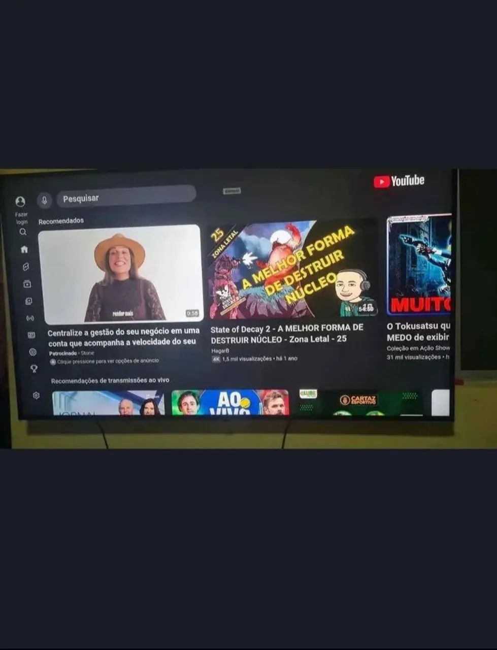 Vendo smart tv 55 polegadas LG