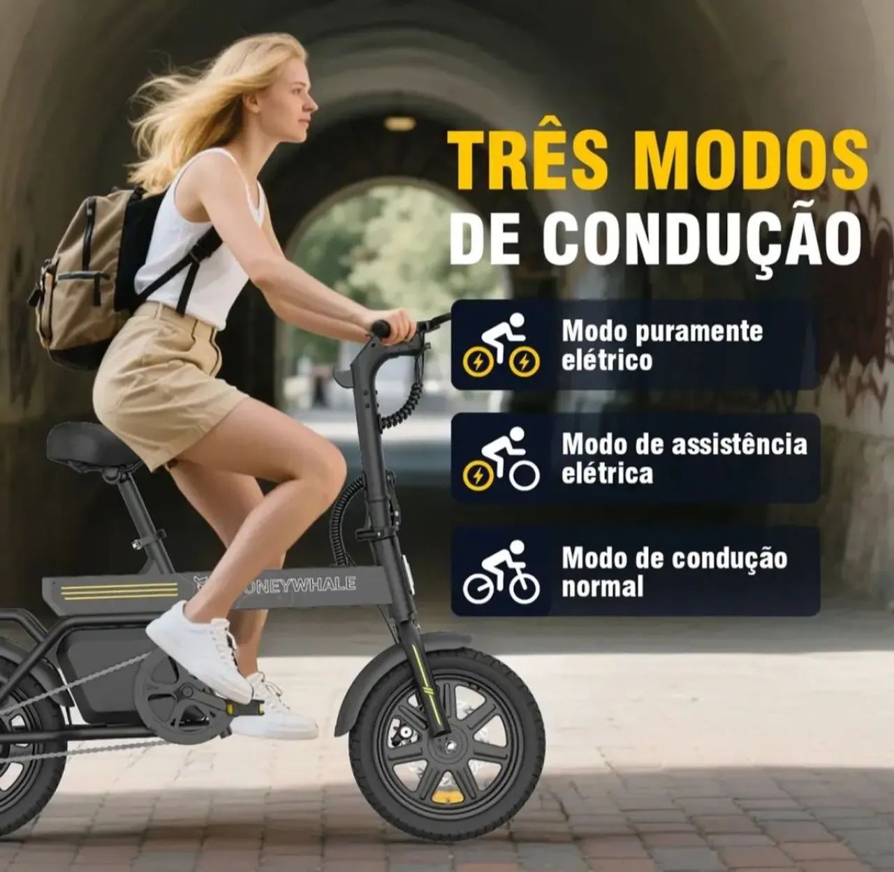 Bicicleta Elétrica Honeywhale - Foto 5