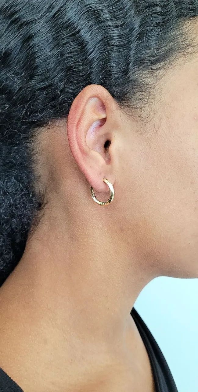 Argola Ouro 18k - PROMOÇÃO! - Foto 3
