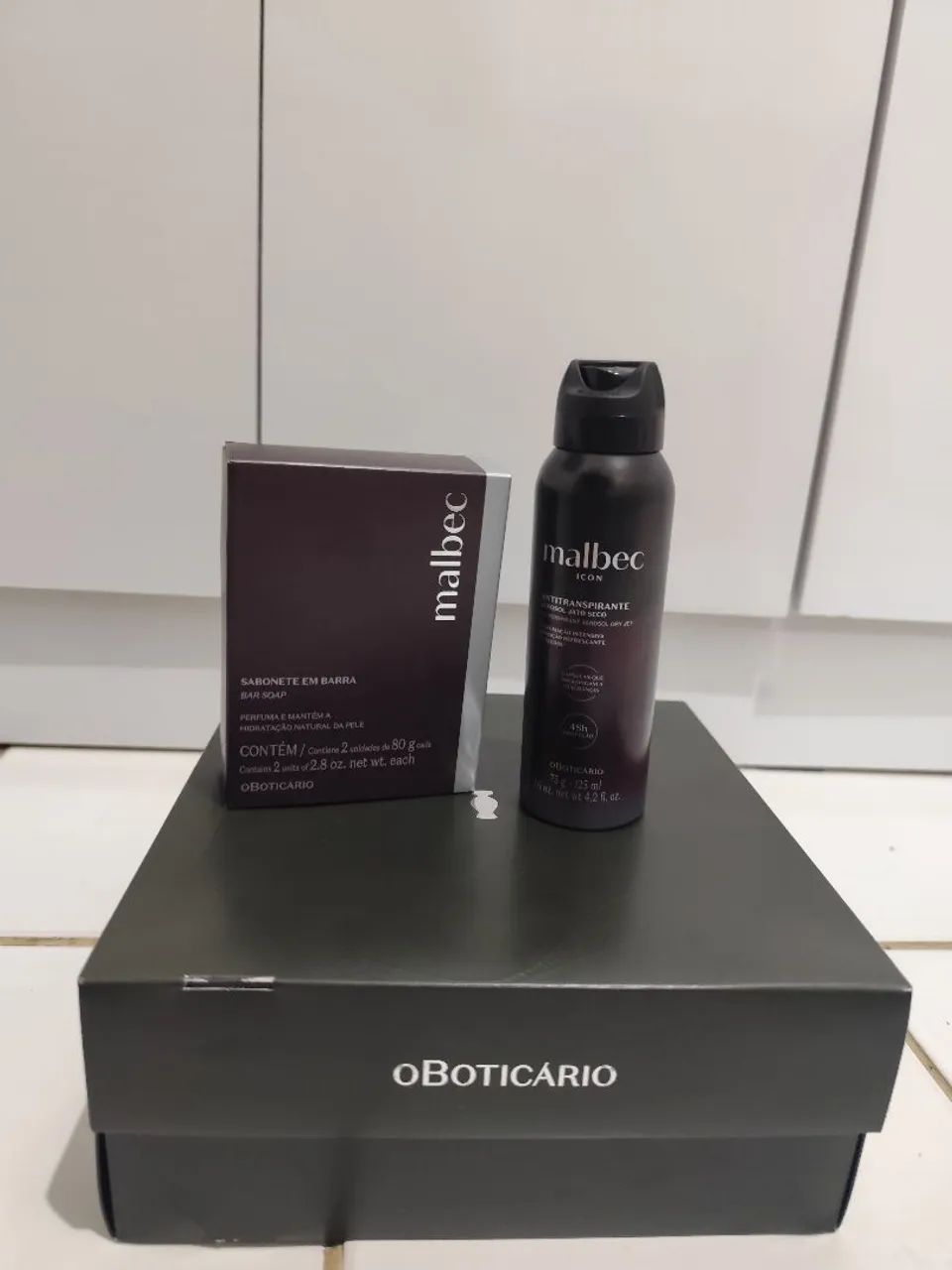 Kit Malbec Desodorante 125ml + Caixa Com 2 Sabonetes - Foto 2