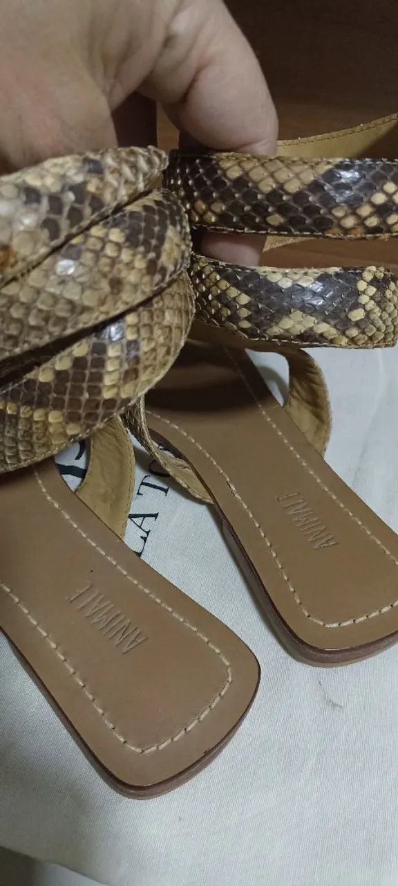 Sandália Animale cobra rasteirinha  - Foto 5
