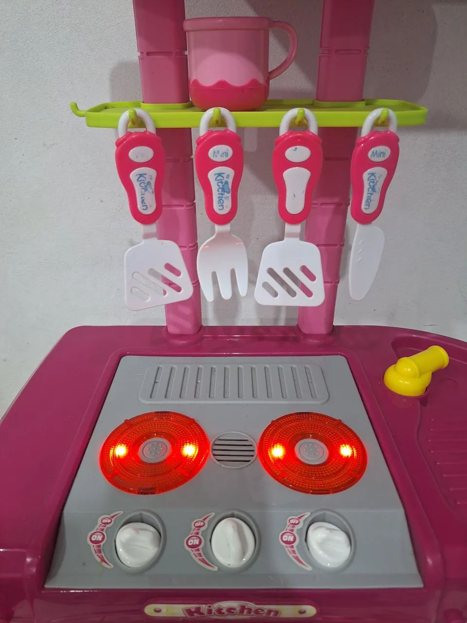 Fogão de brinquedo com luz e som cozinha infantil  - Foto 4