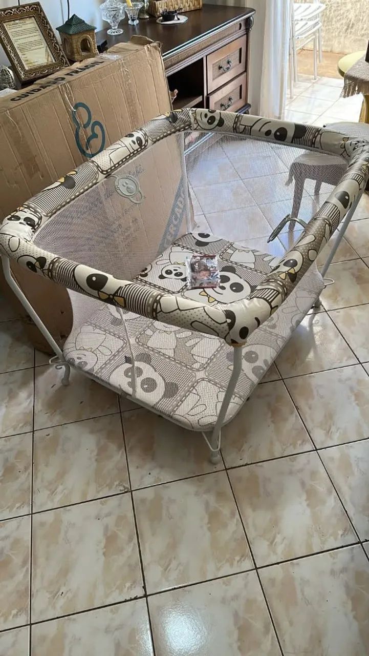 Cercado Galzerano para Bebê - Conservado + Caixa Original - Foto 2