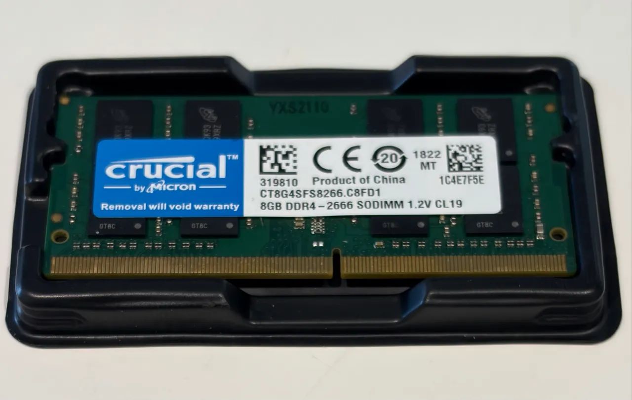 Memória RAM DDR4 8GB Crucial 2666 SODIMM - Memória RAM - Vila