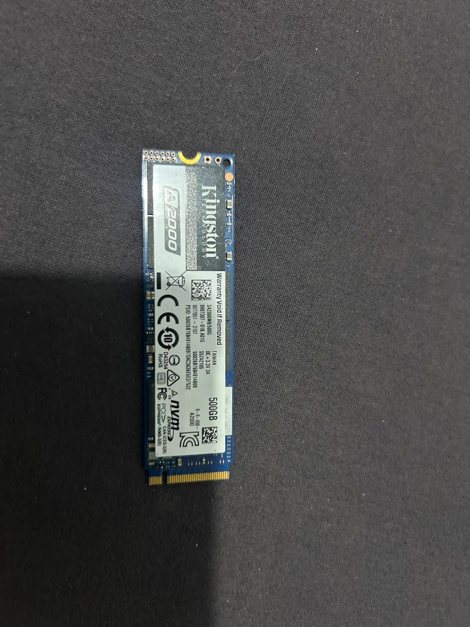 SSD M2 Kingston 500GB