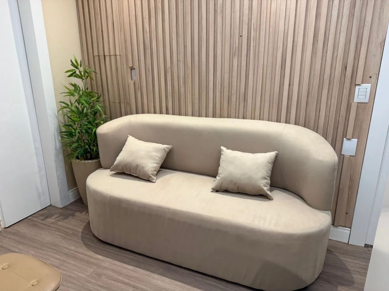 Sofá Orgânico em Tecido