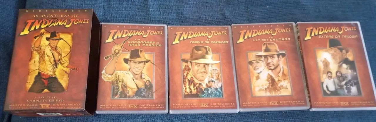 Box DVD Indiana Jones  Original
