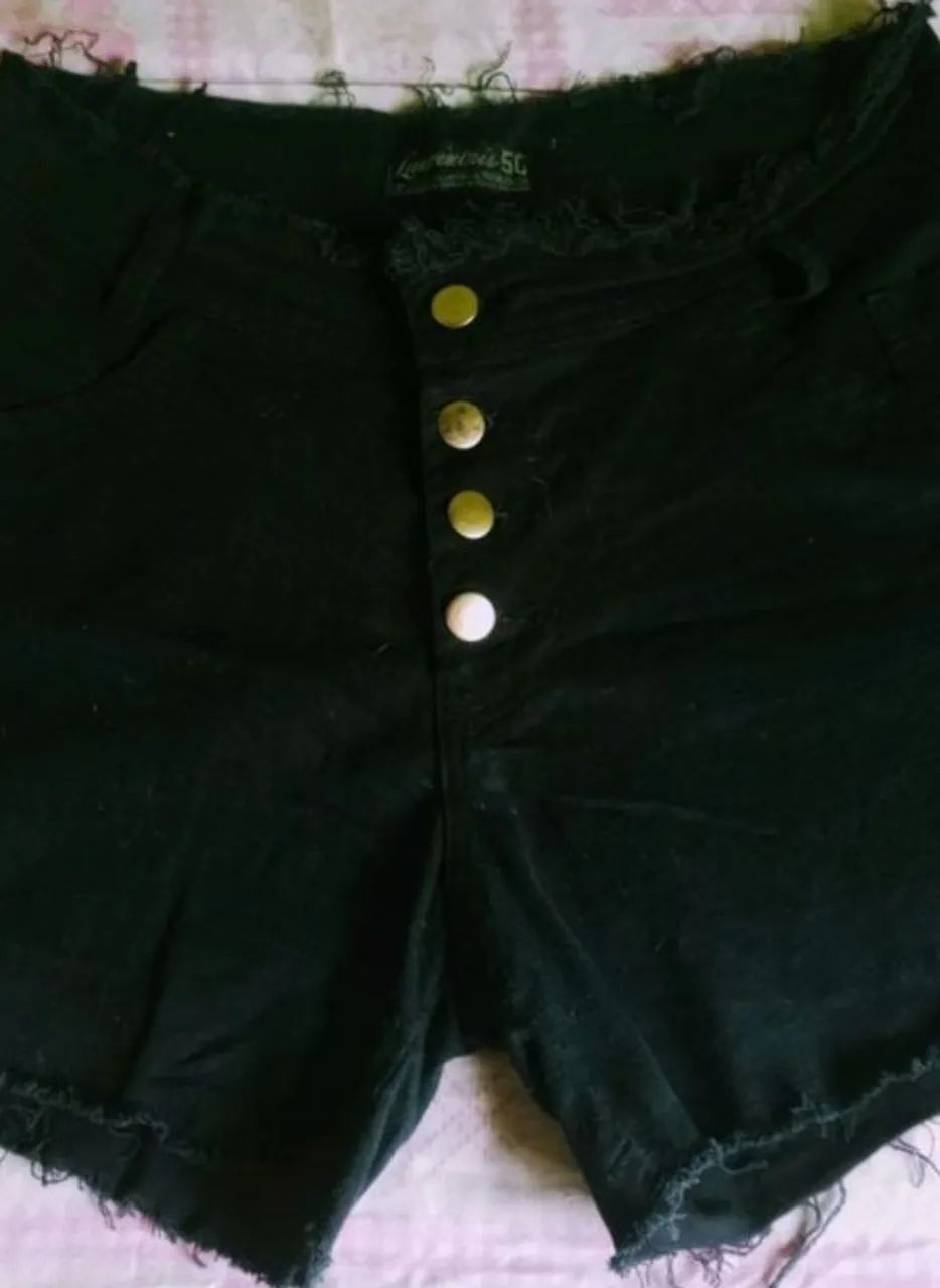 Short jeans Lycra feminino 
