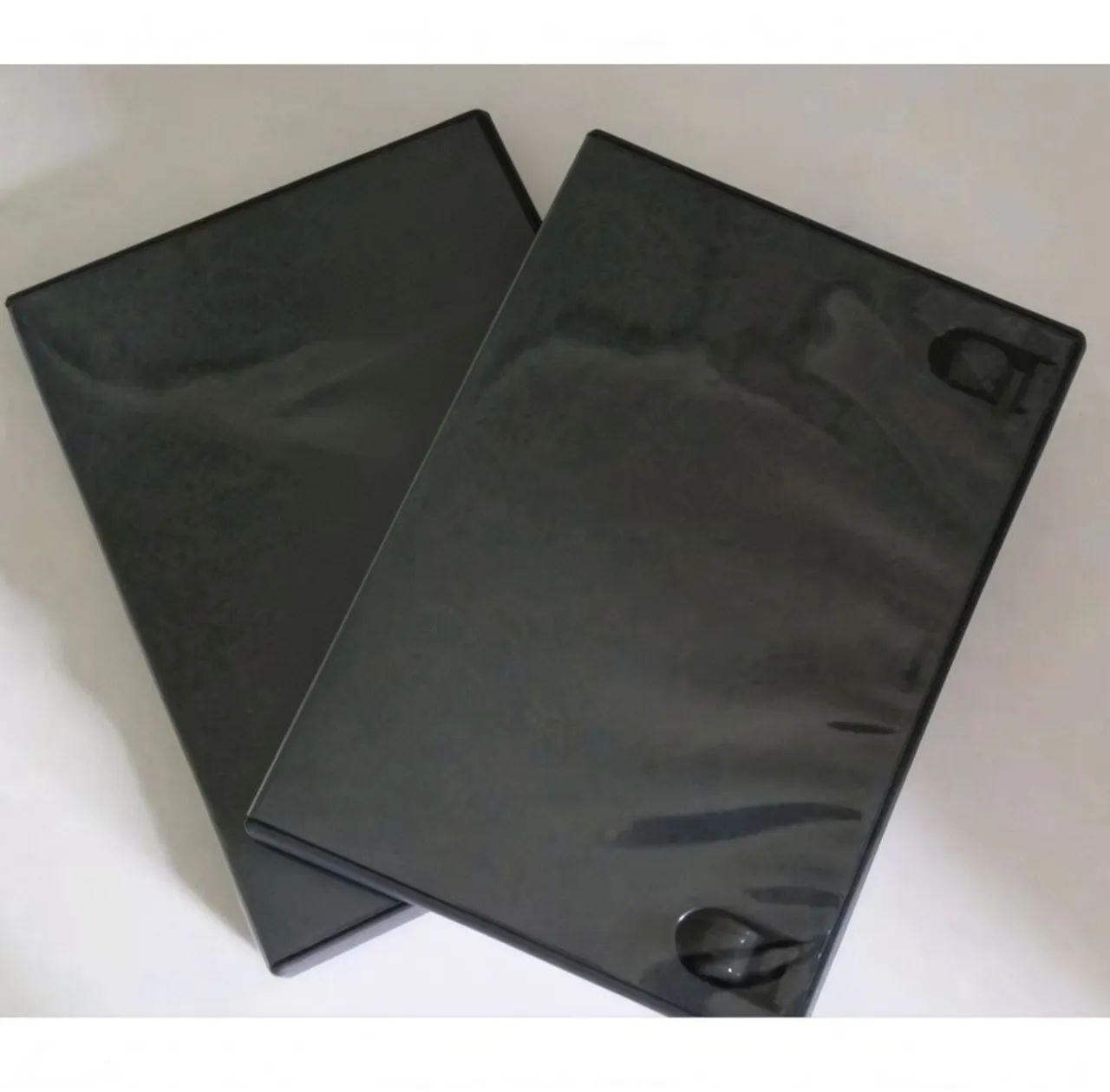 2 Capa Box para Dvd ou Jogos de Ps2 Preta Usada