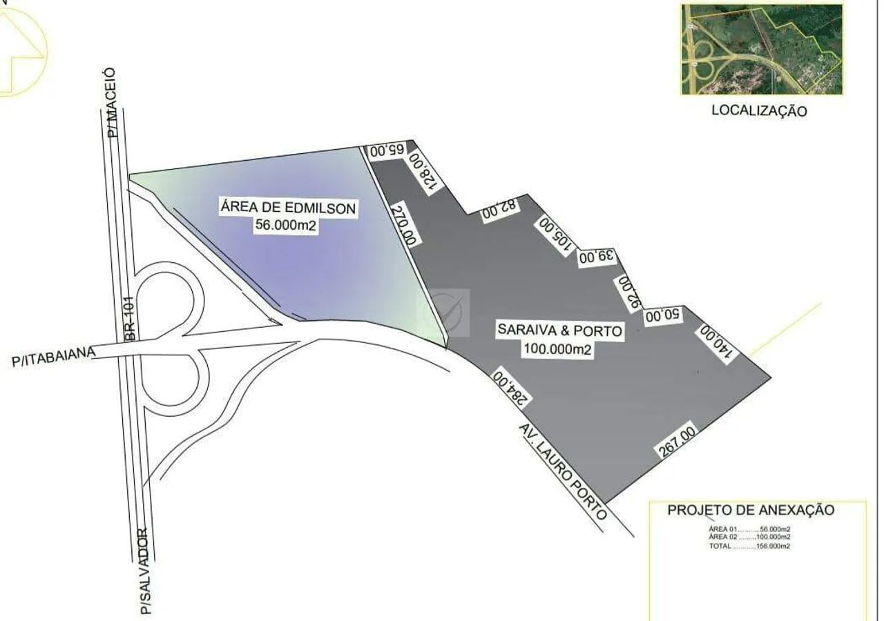 Área com 56.000 m² às margens da BR 101 - Foto 4