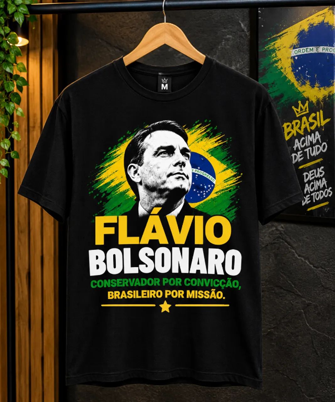BLUSA BOLSONARO  - ALGODÃO  - Foto 3