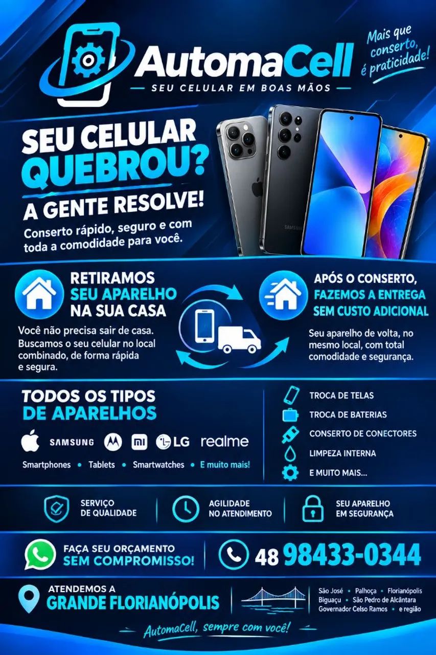 Conserto de Celular em Domicílio