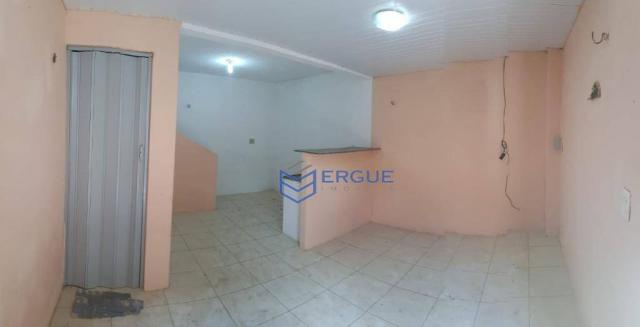 Casa com 2 dormitórios para alugar e vender, 60 m² por r$ 450,00/mês - dias macedo - forta