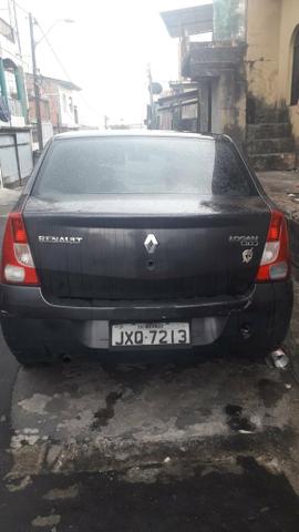 RENAULT LOGAN 1.0 16v 2008 PRONTO P TRANSFERIR - Foto 3