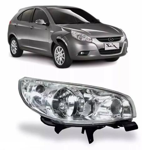 Farol Cromado Jac J3 2010 2011 2012 2013 Direito