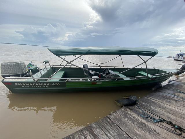 Lancha com motor 40hp - Foto 5