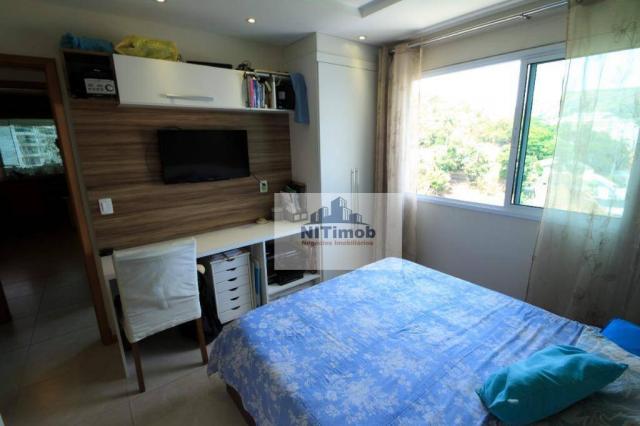 Excelente apartamento 3 quartos, frente, andar alto, parcialmente mobiliado, lazer complet - Foto 15