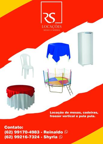 RS locação aluguel de mesas e cadeiras