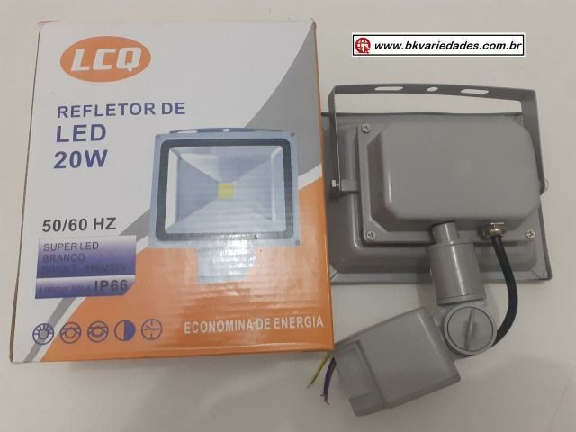 Refletor Holofote de LED 20W Lcq Led Branco IP66 - (Loja BK Variedades) Promoção - Foto 5