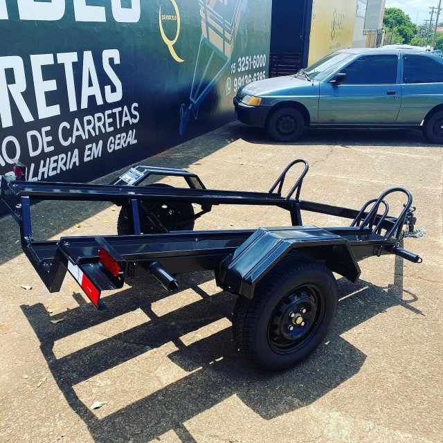 Carretinha para 3 Motos Rebaixada em Promoção !! - Foto 3