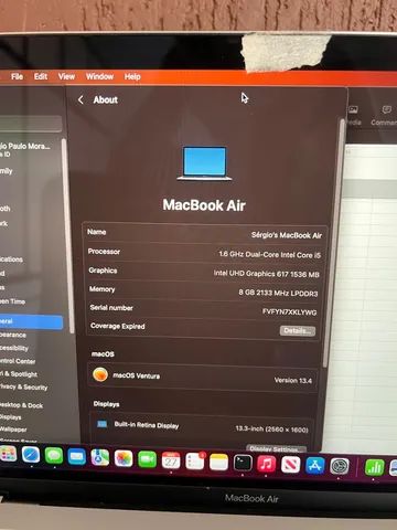 Macbook Air 2019 i5 128Gb SSD - Foto 3