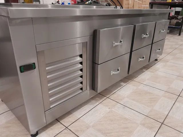 Balcão refrigerado com gavetas, sob medida! Solicite ja seu orçamento - Foto 2