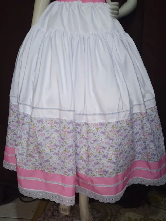 Saia erê criança roupa de santo umbanda candomblé - Foto 2