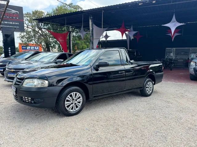 Comprar Picape Volkswagen Saveiro 1.6 G4 Titan Flex Preto 2008 em Lorena-SP