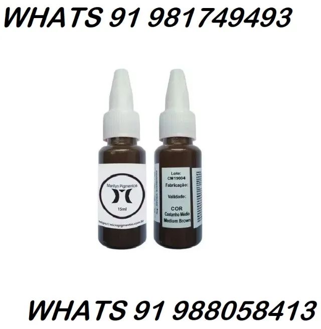 Pigmento Marilyn P/ Dermopigmentação Castanho Medio 15ml