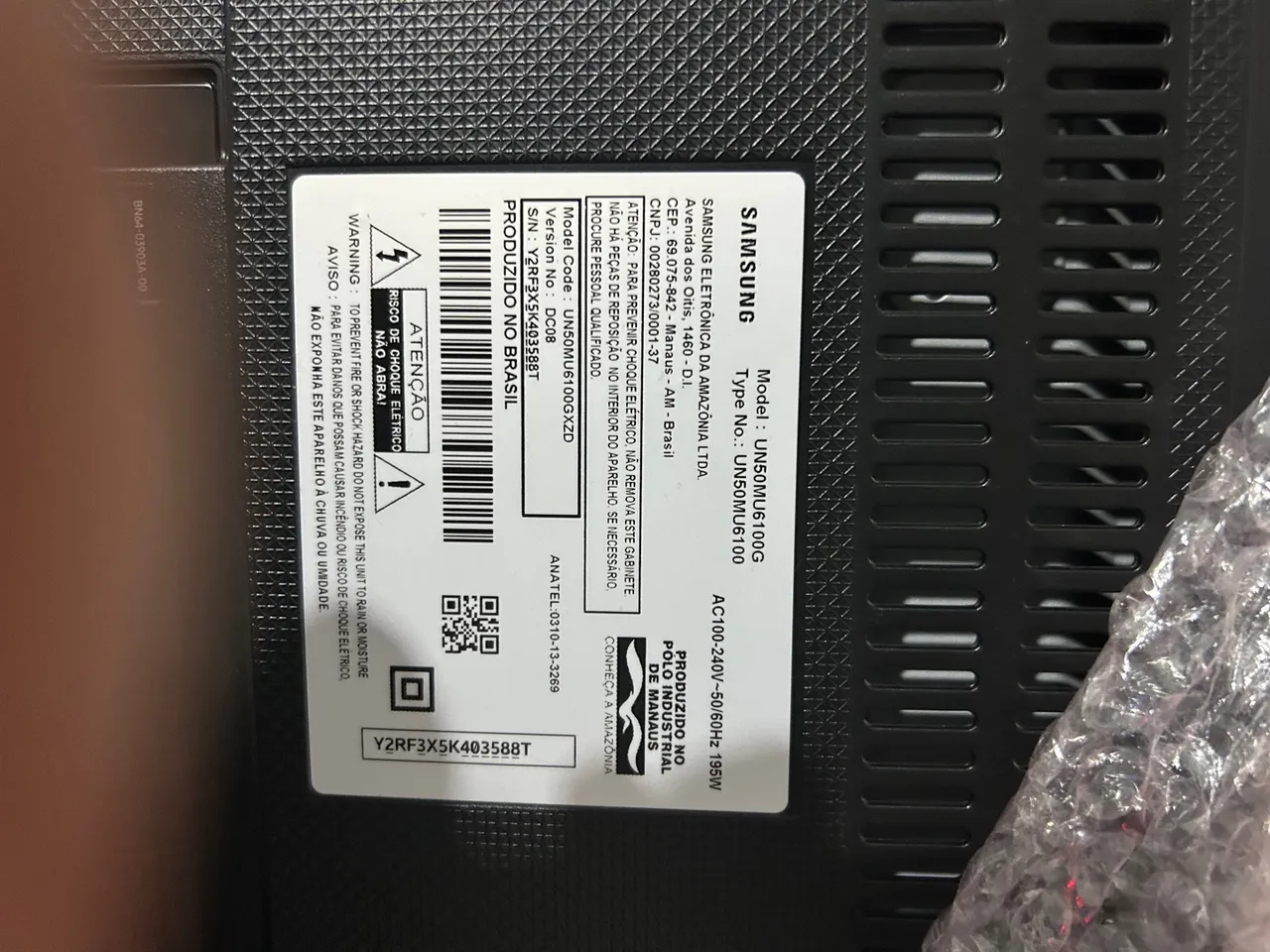 Tv Samsung 50 pol 4k