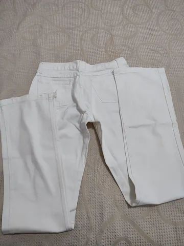 Calça jeans feminina branca - Foto 5