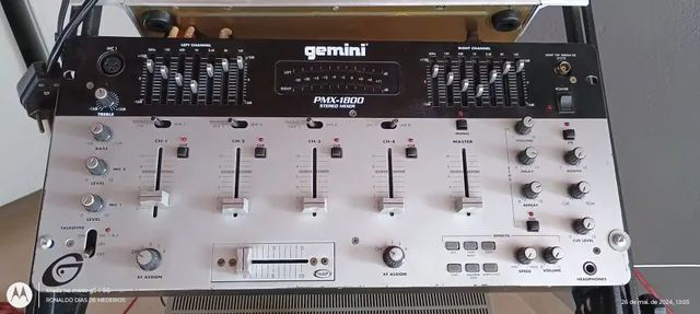 Mixer gemini pmx1800 - Equipamentos e Acessórios de Som